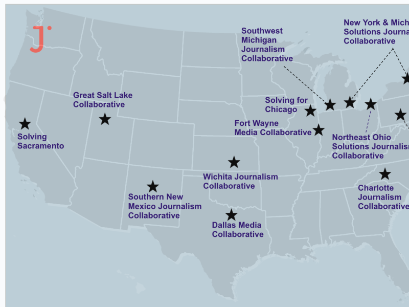 Map of Local Media Project Collaboratives