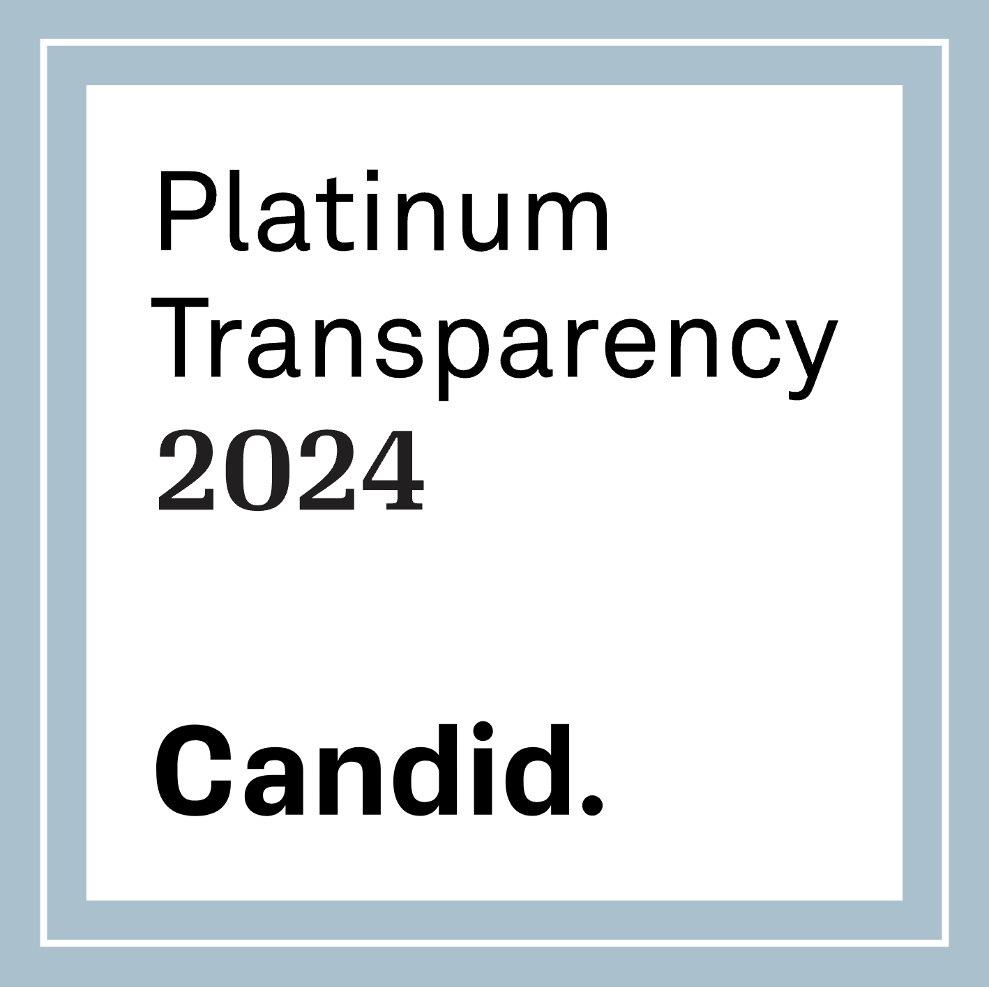 Platinum Transparency Seal