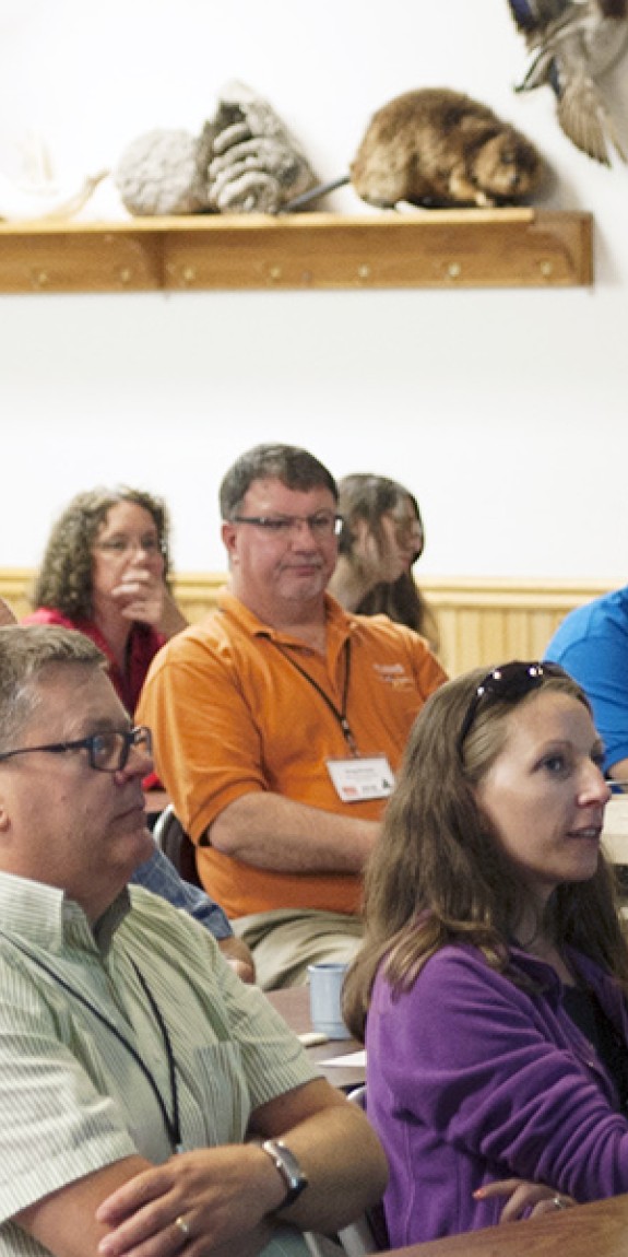 Journalists attend a training by the WNA Foundation