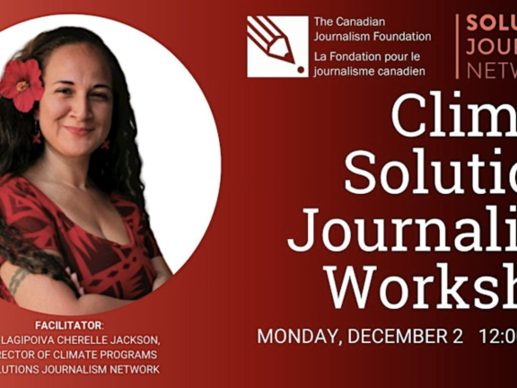 Climate Solutions Journalism Workshop