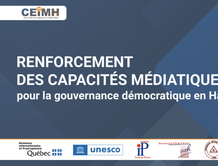 Renforcement des capacités médiatiques pour la gouvernance démocratique en Haïti